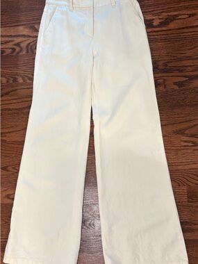 TWP Women's Linen Pants in Cream
